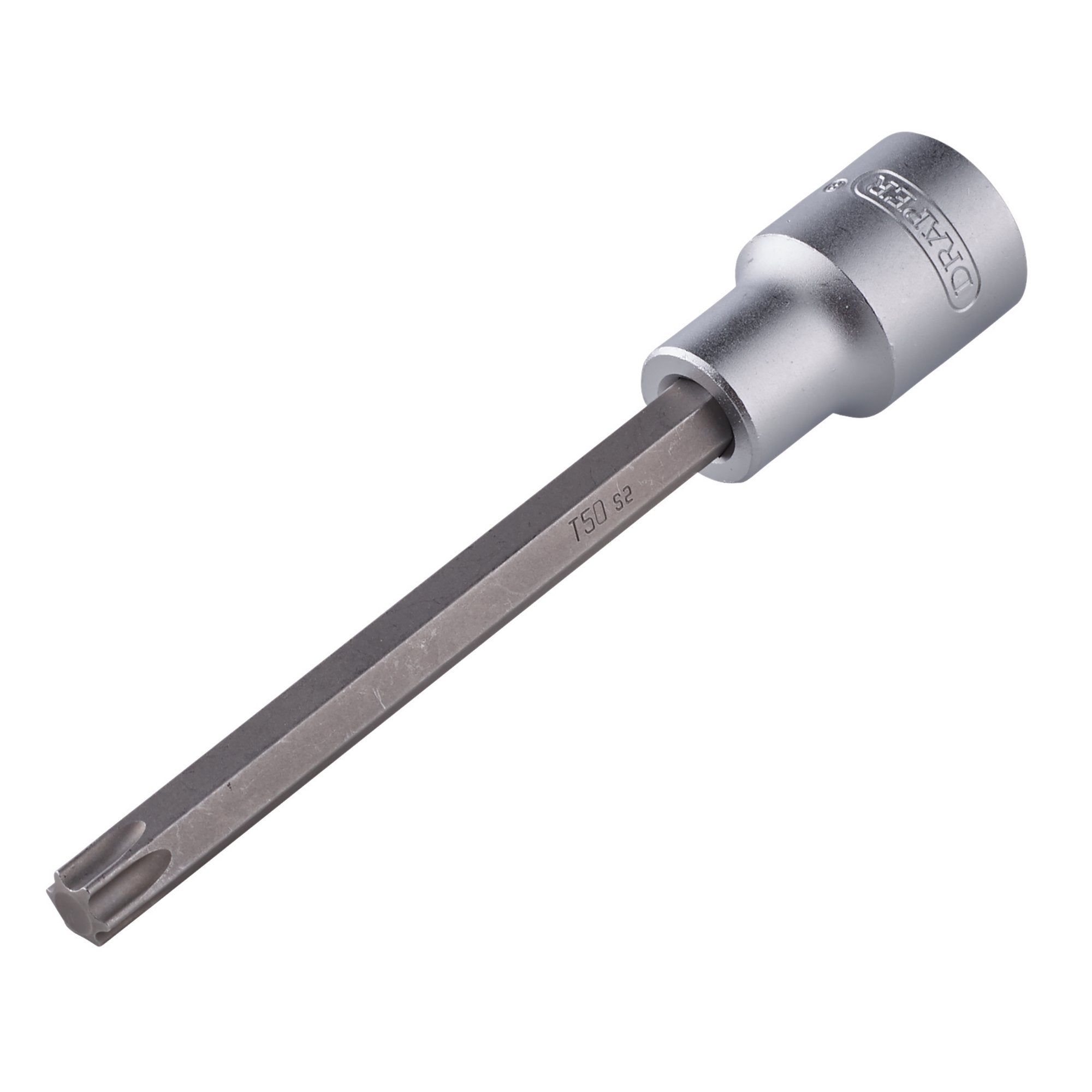 Draper-TX-STAR®-Socket-Bit,-1/2"-Sq.-Dr.,-T50-x-125mm